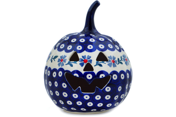 Jack O Lantern Candle Holder 6"