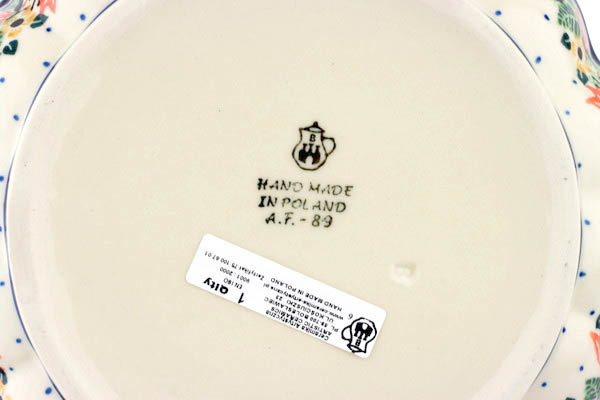 Scalloped Fluted Bowl 8"