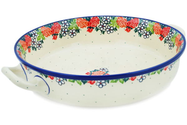 Round Baker with Handles 10-inch