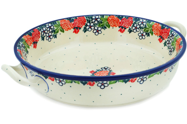 Round Baker with Handles 11"