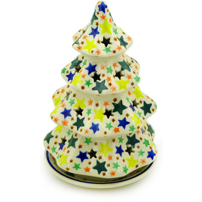 Christmas Tree Candle Holder 8"