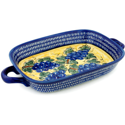 Rectangular Baker with Handles 18"