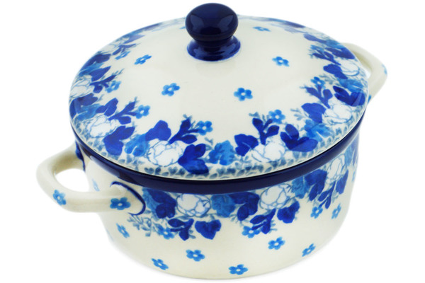 Jar with Lid and Handles 5"