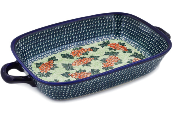 Rectangular Baker with Handles 19"