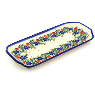 Platter with Handles 13"