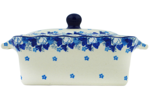 Jar with Lid and Handles 8"