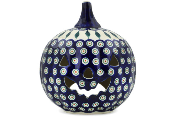 Jack O Lantern Candle Holder 9"