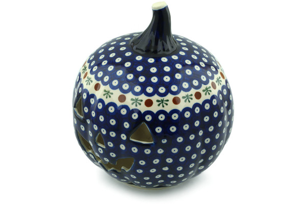 Jack O Lantern Candle Holder 9"