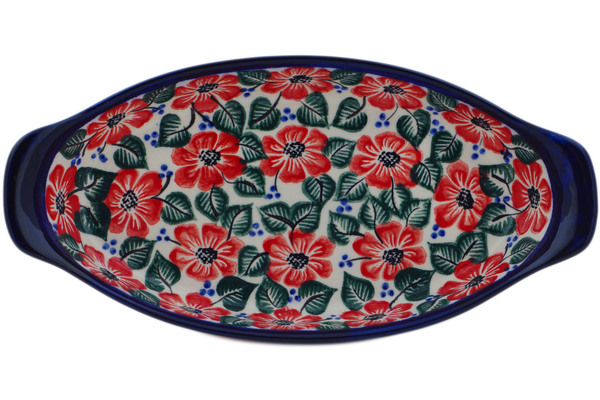 Platter with Handles 9"