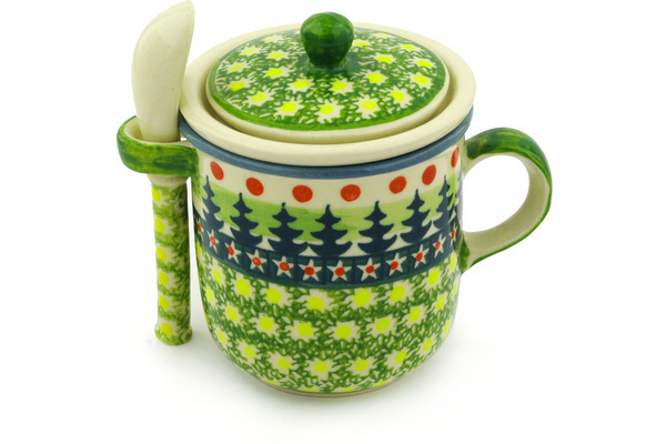 Brewing Mug with Spoon 10 oz