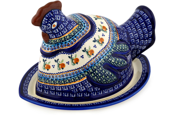 Dish with Hen Cover 14"