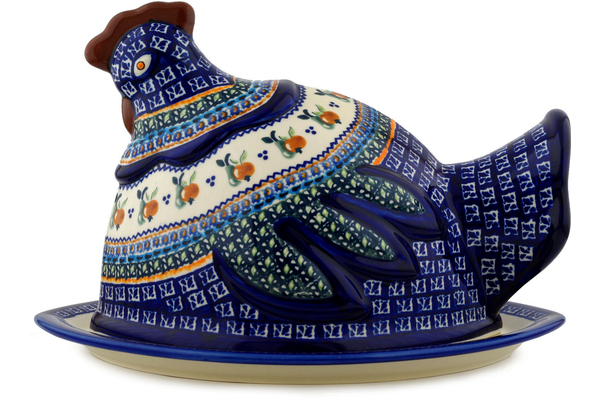 Dish with Hen Cover 14"