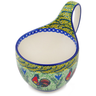 Bowl with Loop-Handle 6"