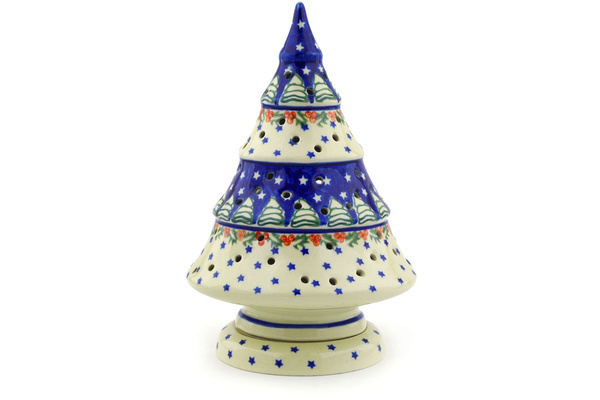 Christmas Tree Candle Holder 9"