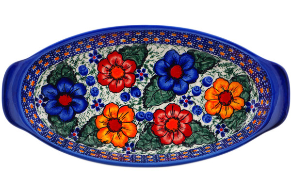 Platter with Handles 11"