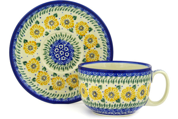 Cup with Saucer 13 oz