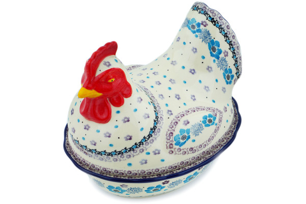 Hen Shaped Jar 9"
