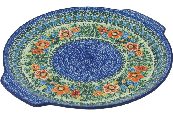 Platter with Handles 13"