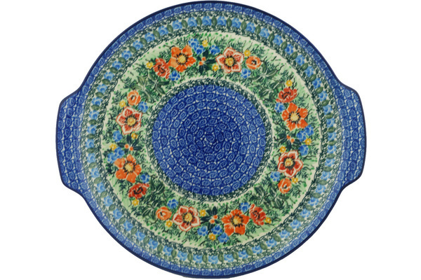 Platter with Handles 13"