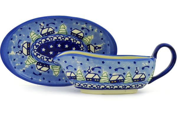 Gravy Boat with Saucer 13 oz
