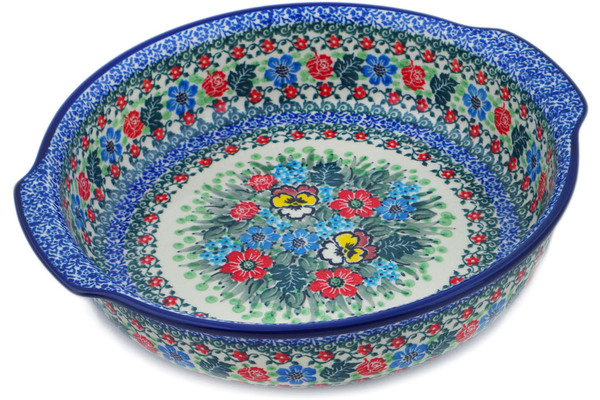 Round Baker with Handles 11"