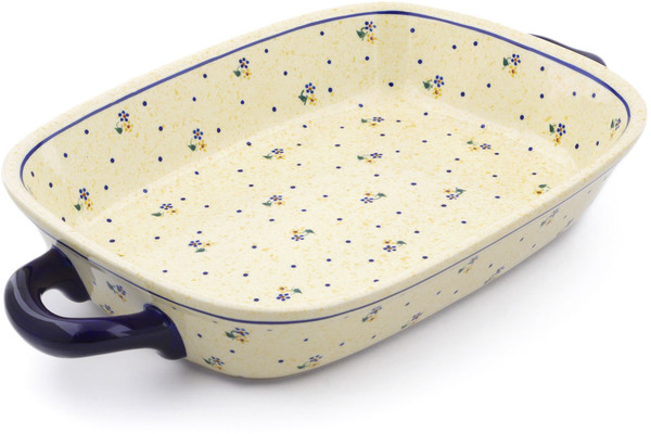 Rectangular Baker with Handles 18"