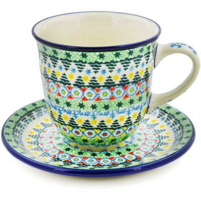 Cup with Saucer 10 oz