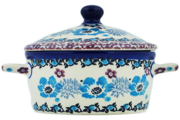 Jar with Lid and Handles 5"