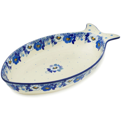 Fish Shaped Platter 13"