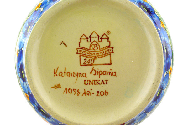 Jar with Lid and Handles 6"