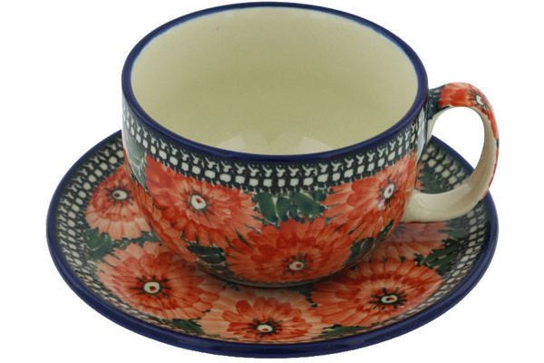 Cup with Saucer 13 oz