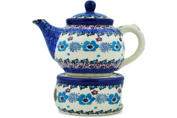 Tea or Coffee Pot with Heater 15 oz