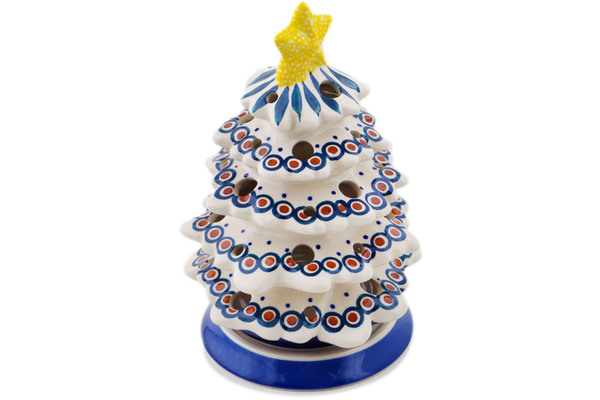 Christmas Tree Candle Holder 8"