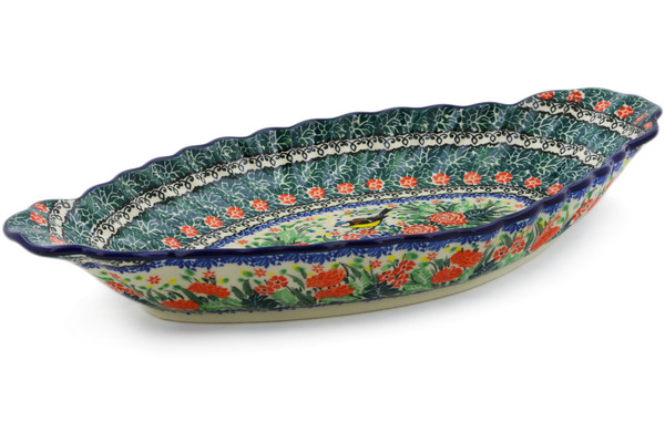 Platter with Handles 16"