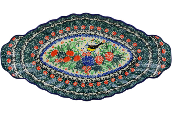 Platter with Handles 16"