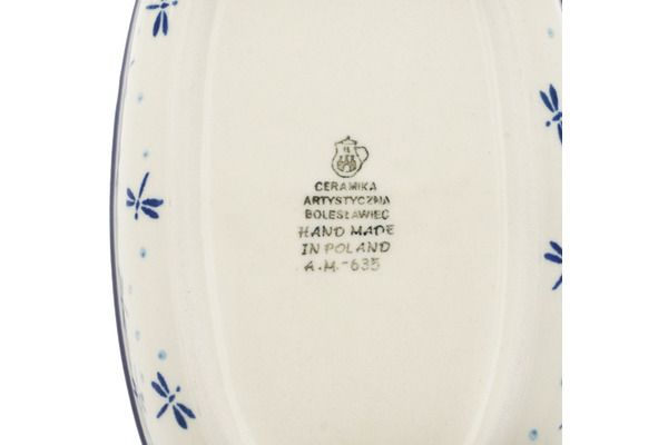 Oval Baker with Handles 9"