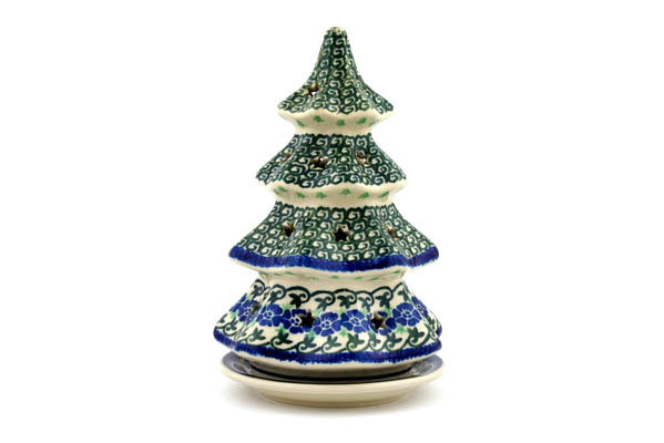 Christmas Tree Candle Holder 8"