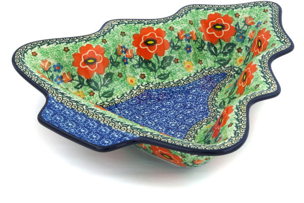 Christmas Tree Bowl 13"