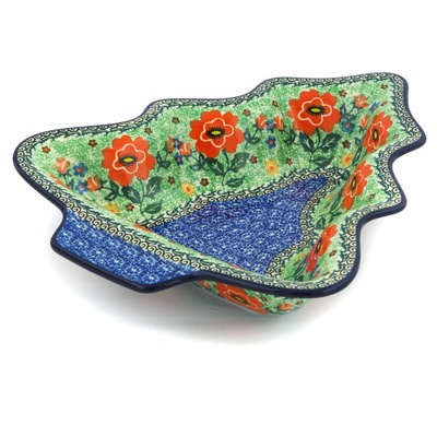 Christmas Tree Bowl 13"