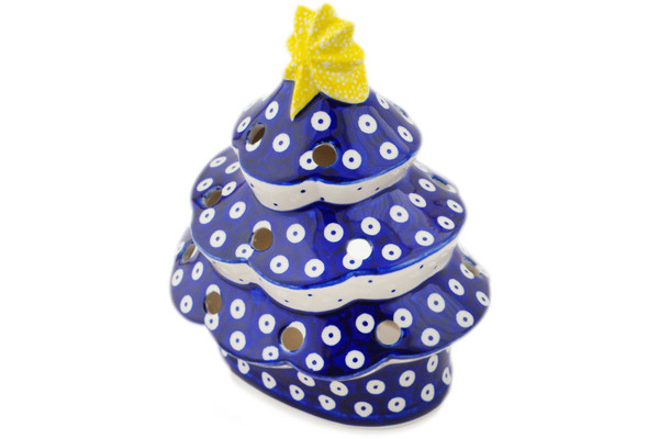 Christmas Tree Candle Holder 7"