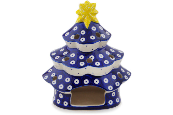 Christmas Tree Candle Holder 7"