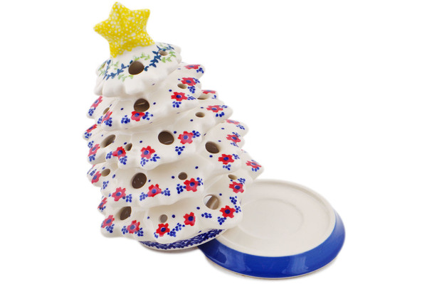 Christmas Tree Candle Holder 8"