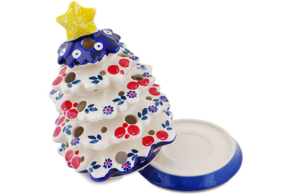 Christmas Tree Candle Holder 8"