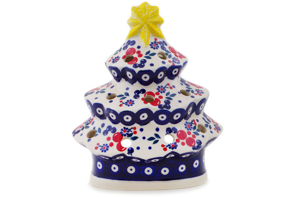 Christmas Tree Candle Holder 7"