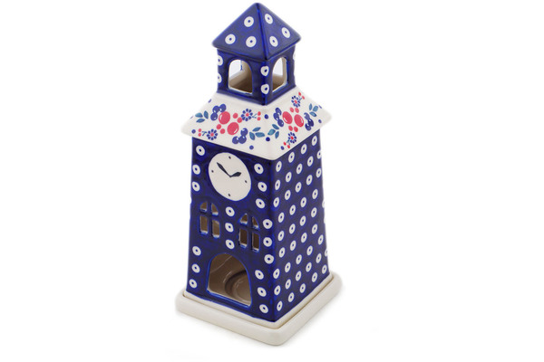 Clock Tower Candle Holder 11"