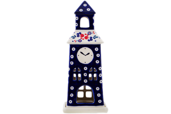 Clock Tower Candle Holder 11"
