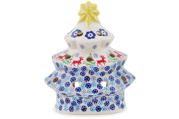 Christmas Tree Candle Holder 7"
