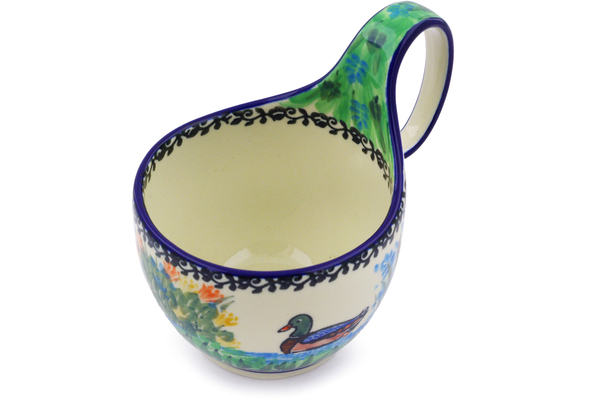 Bowl with Loop-Handle 6"