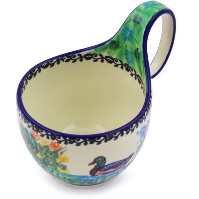 Bowl with Loop-Handle 6"