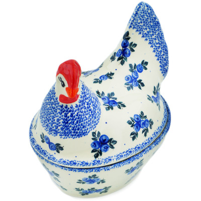 Hen Shaped Jar 8"